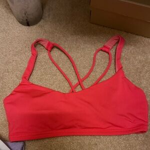 Lululemon Athletica Coral Strappy Sports Bra